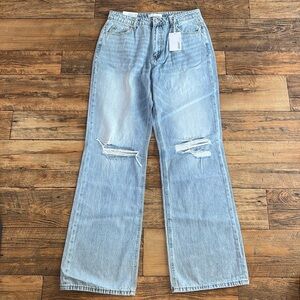 VERVET BY FLYING MONKEY Light Blue Flare Jeans